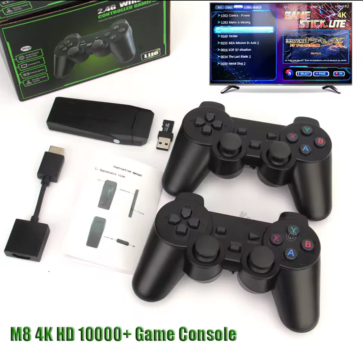 4K Video Game Stick Lite ORIGINAL (20000 jeux)